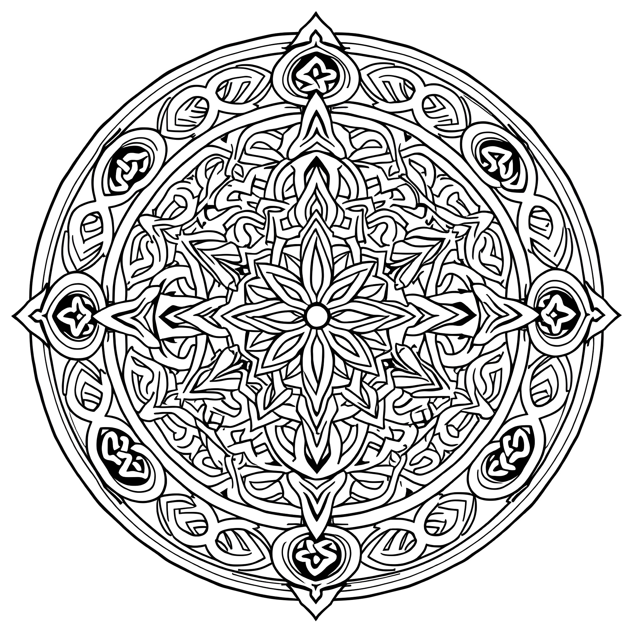 1 Best Celtic Mandala Coloring Pages Free Printable PDFs 
