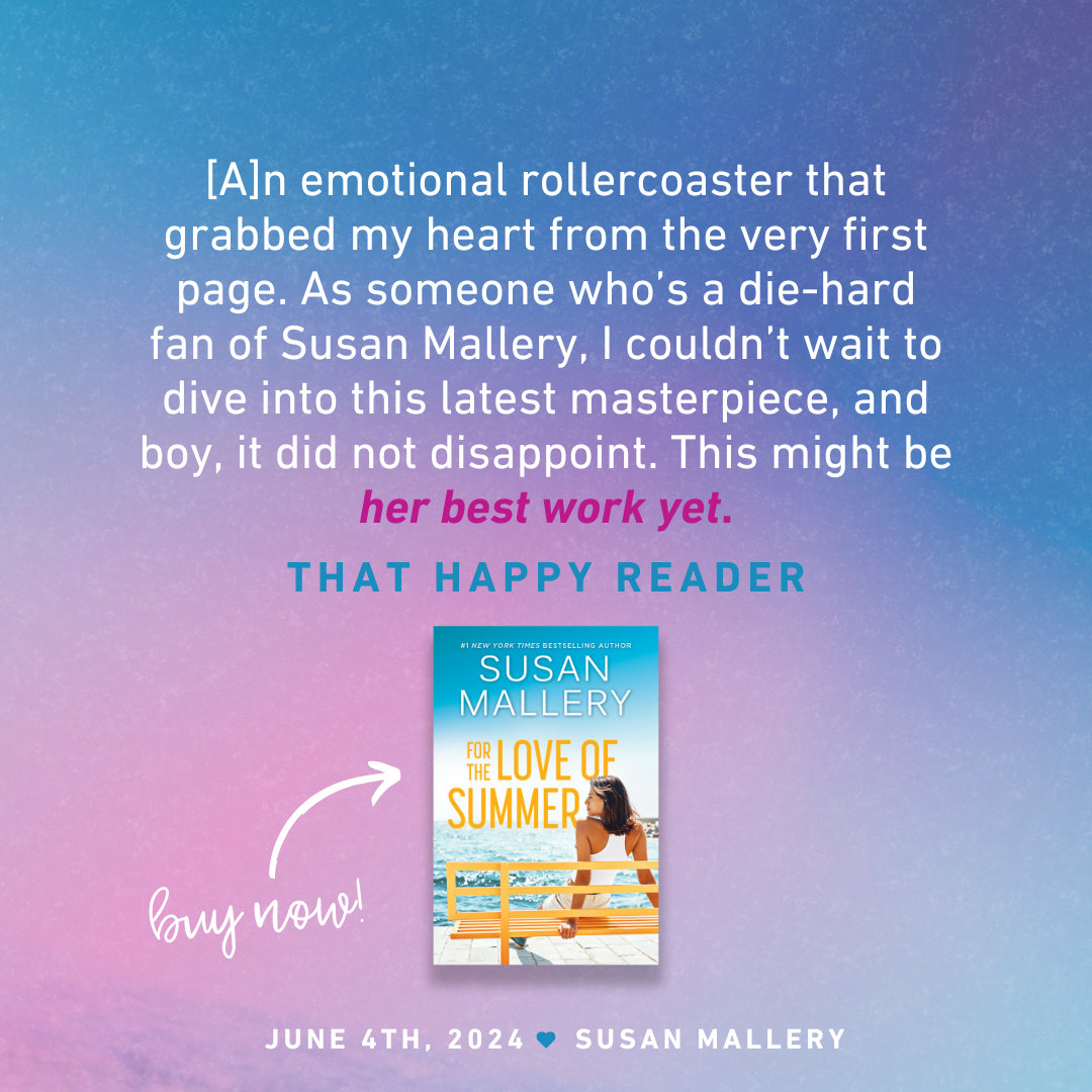 1 NYT Bestselling Romance And Women s Fiction Author Susan Mallery