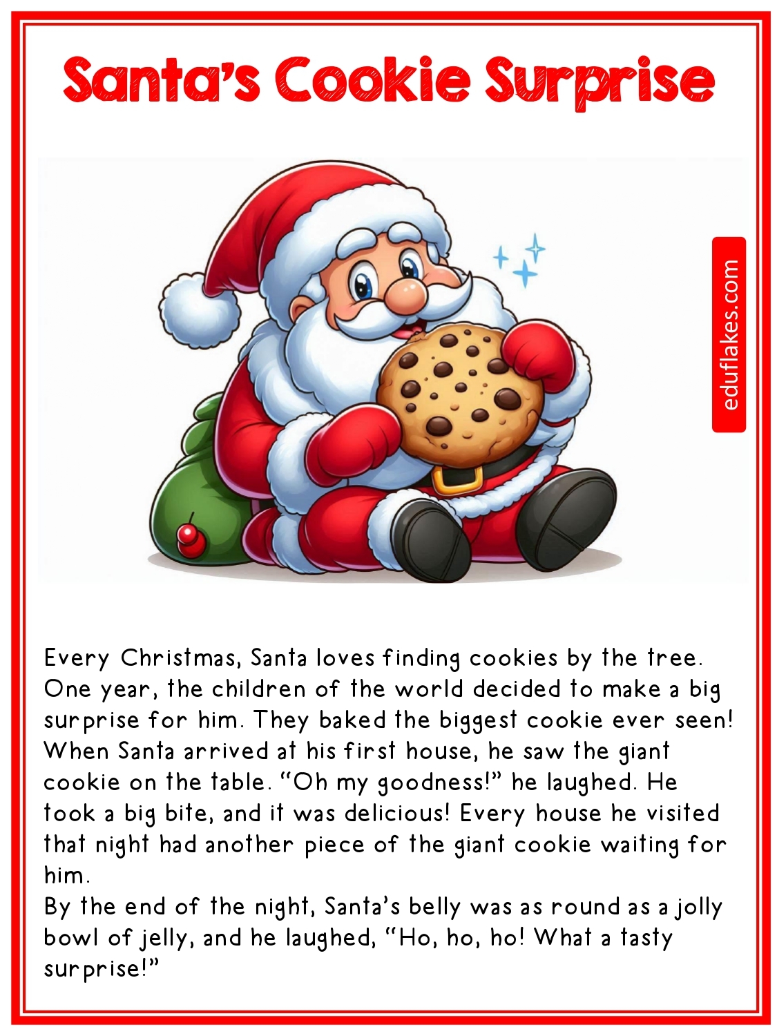 Printable Christmas Stories For Grade 3 - Editable Blank Worksheets