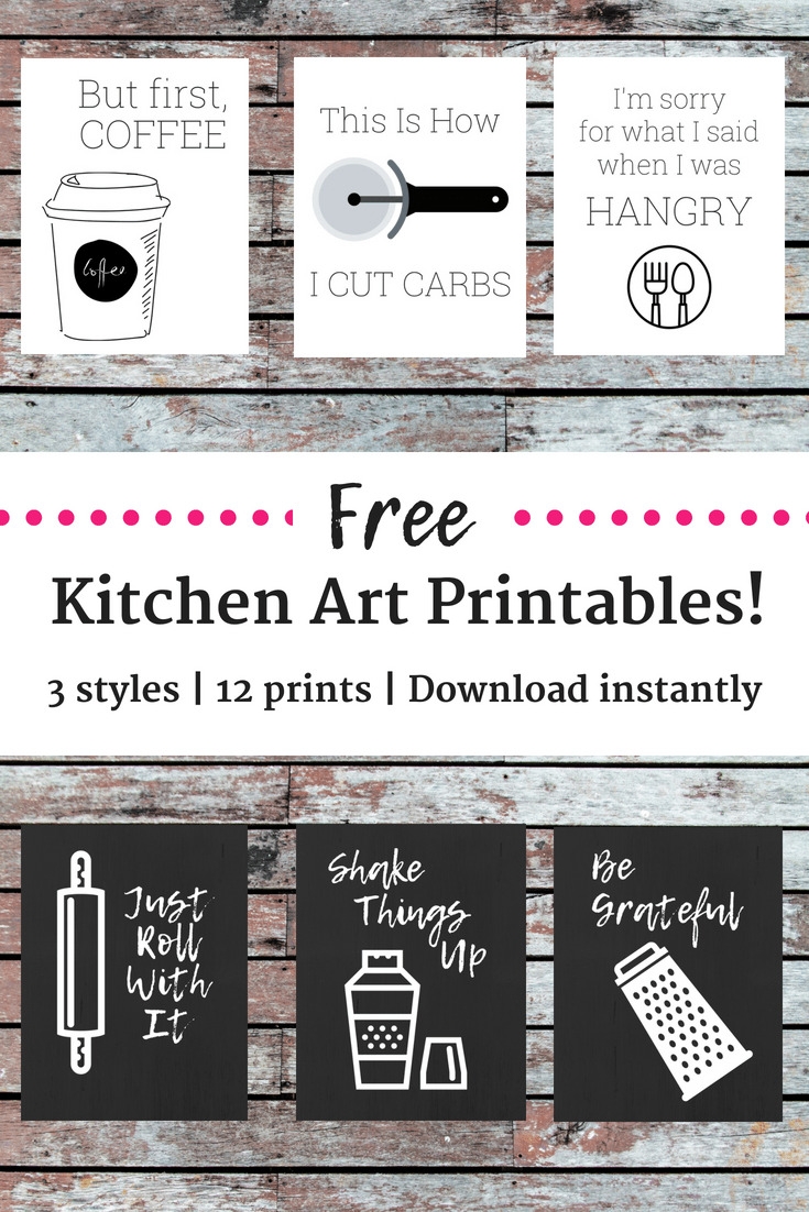 12 Free Kitchen Printables Snacking In Sneakers