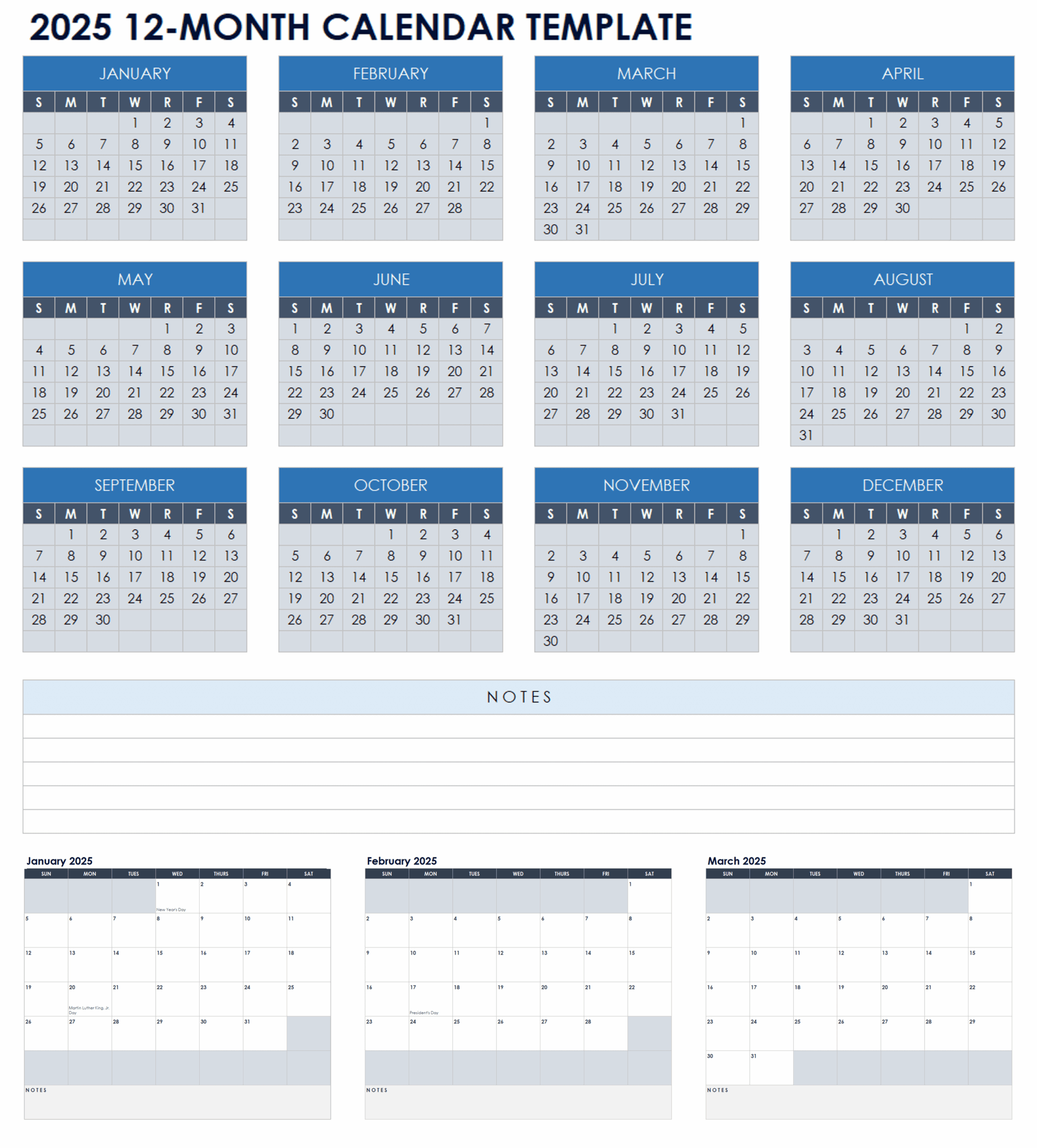 Free Printable Calendars For Teachers 2025