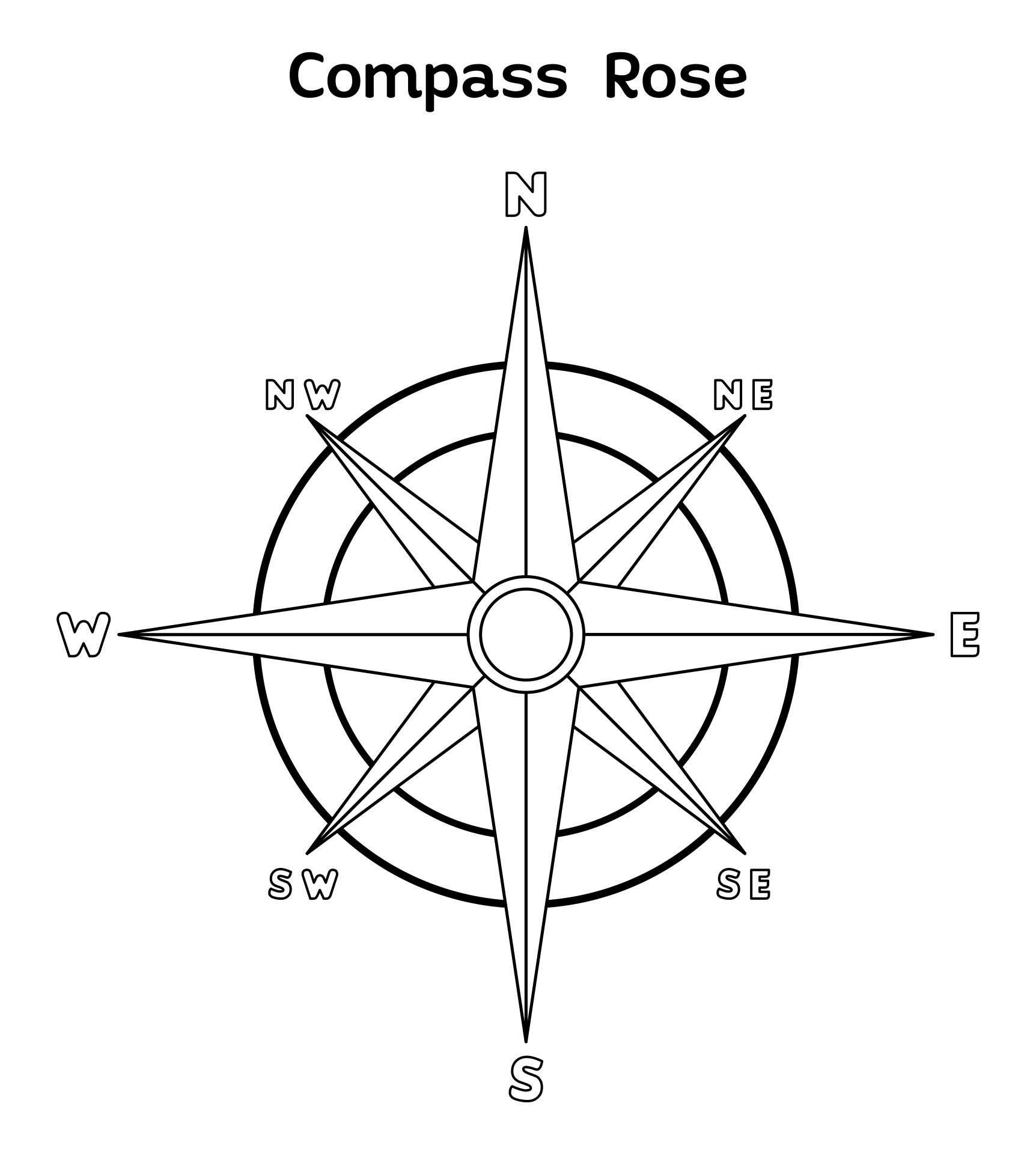 16 Compass And Spyglass Ideas Compass Printable Image Compass Rose