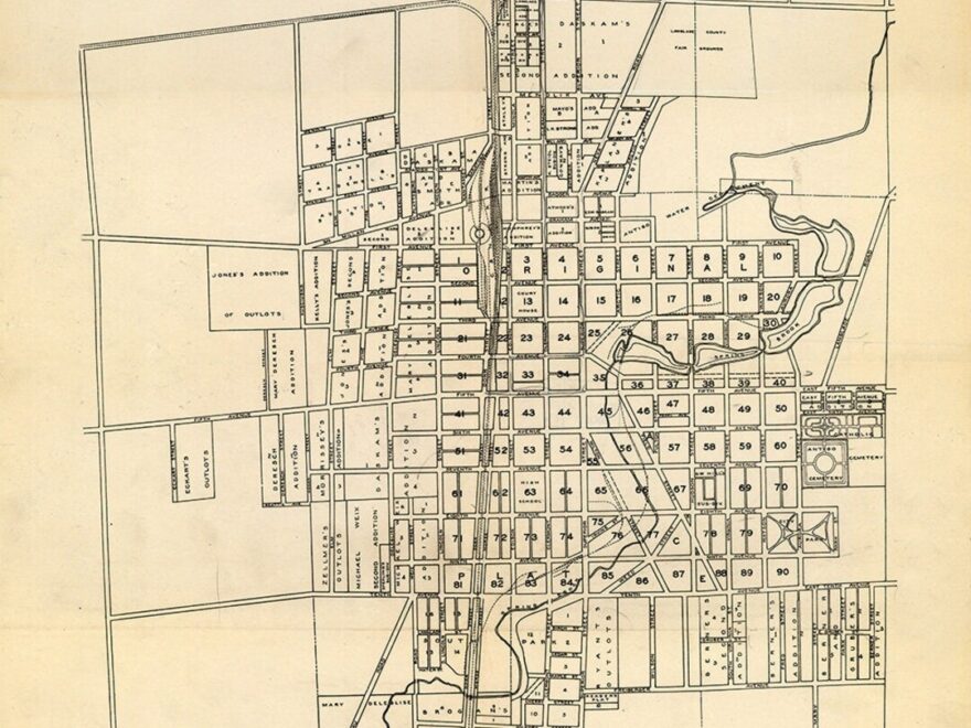 1926 City Map Of Antigo Wisconsin Etsy