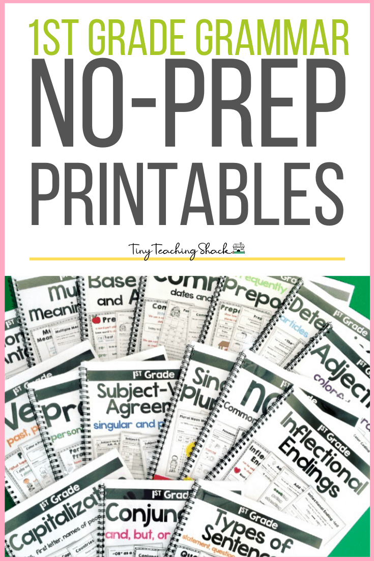 First Grade Ela Common Core Standards Printable