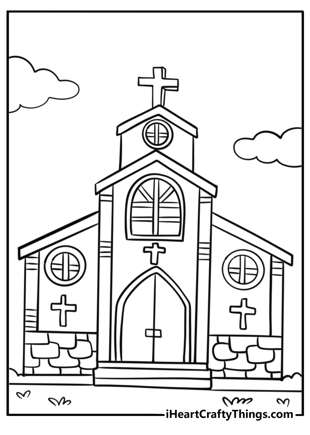 Free Printable Churchs With Steeples