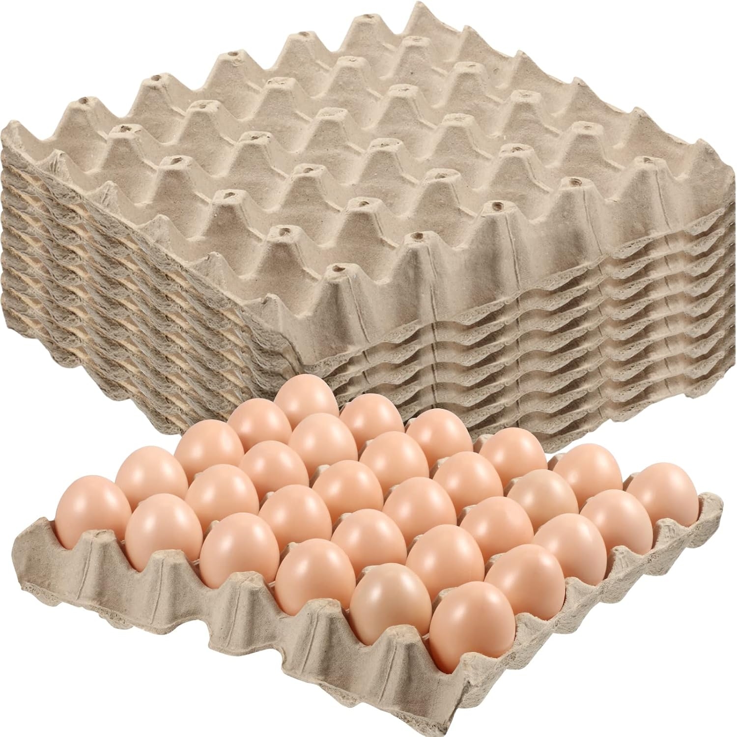 30 Cell Bulk Pulp Fiber Egg Cartons 60 Reusable Nigeria Ubuy