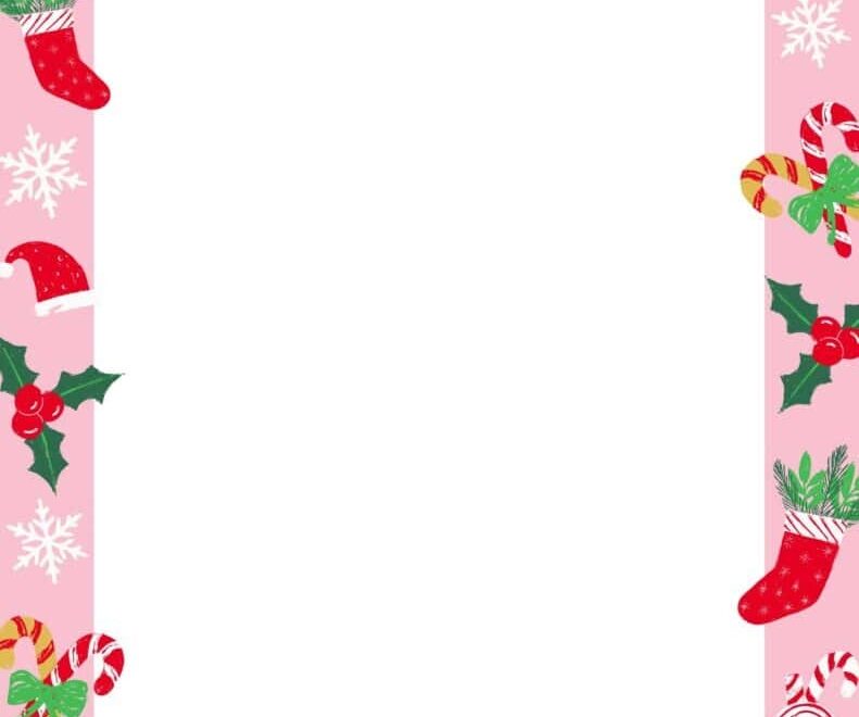 30 Free Printable Christmas Border Printable Templates The Incremental Mama