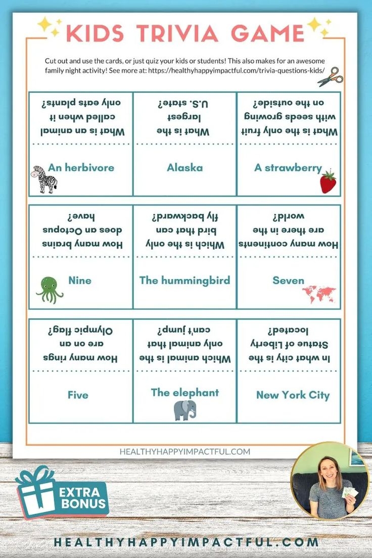300 Fun Trivia Questions For Kids With Answers That Surprise You Trivia Questions Trivia Questions For Kids Trivia Questions And Answers