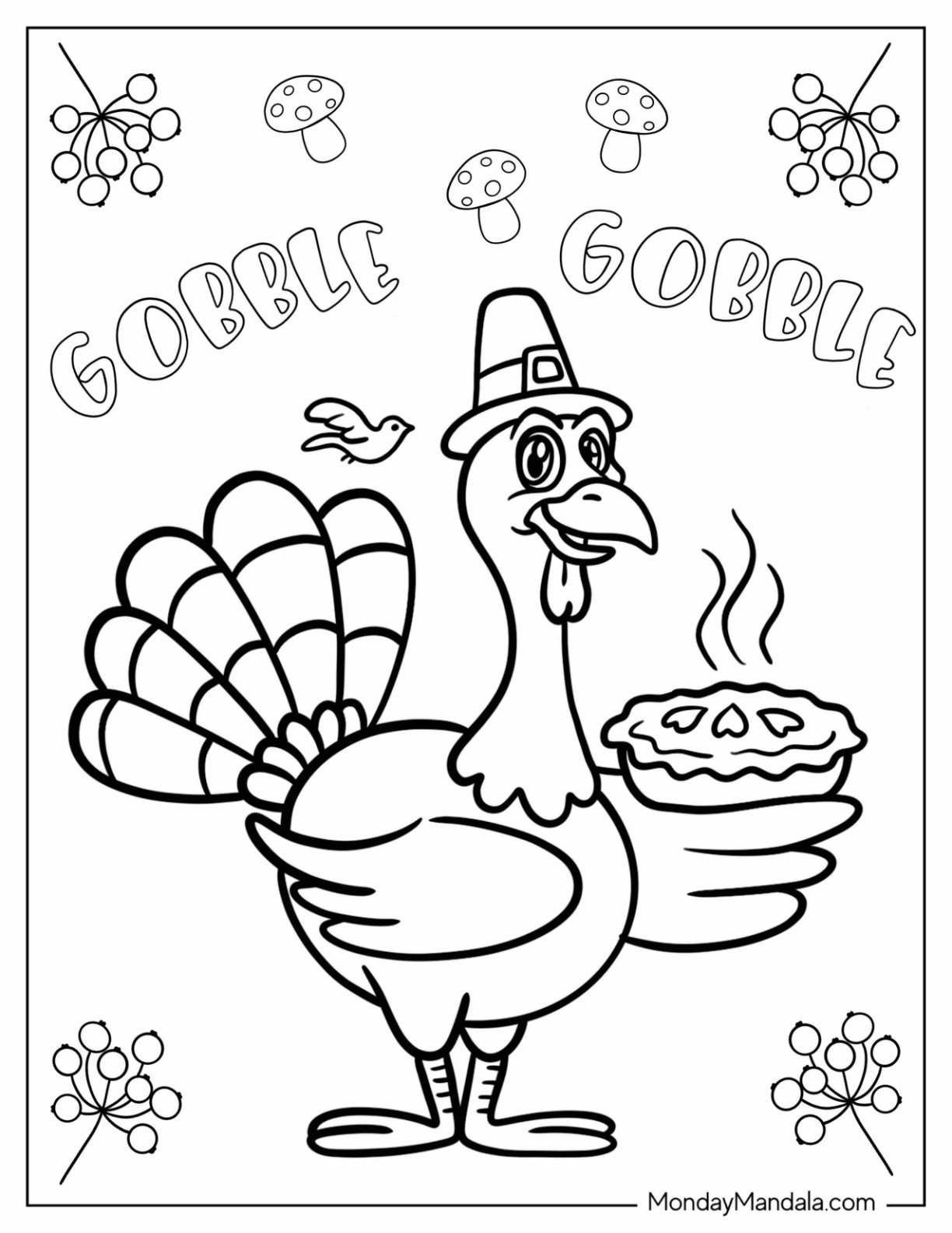 32 Turkey Coloring Pages Free PDF Printables 