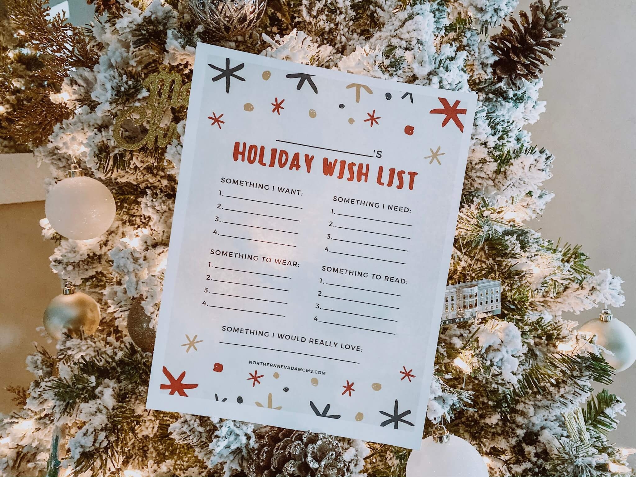 Four Gift Rule For Christmas Printable