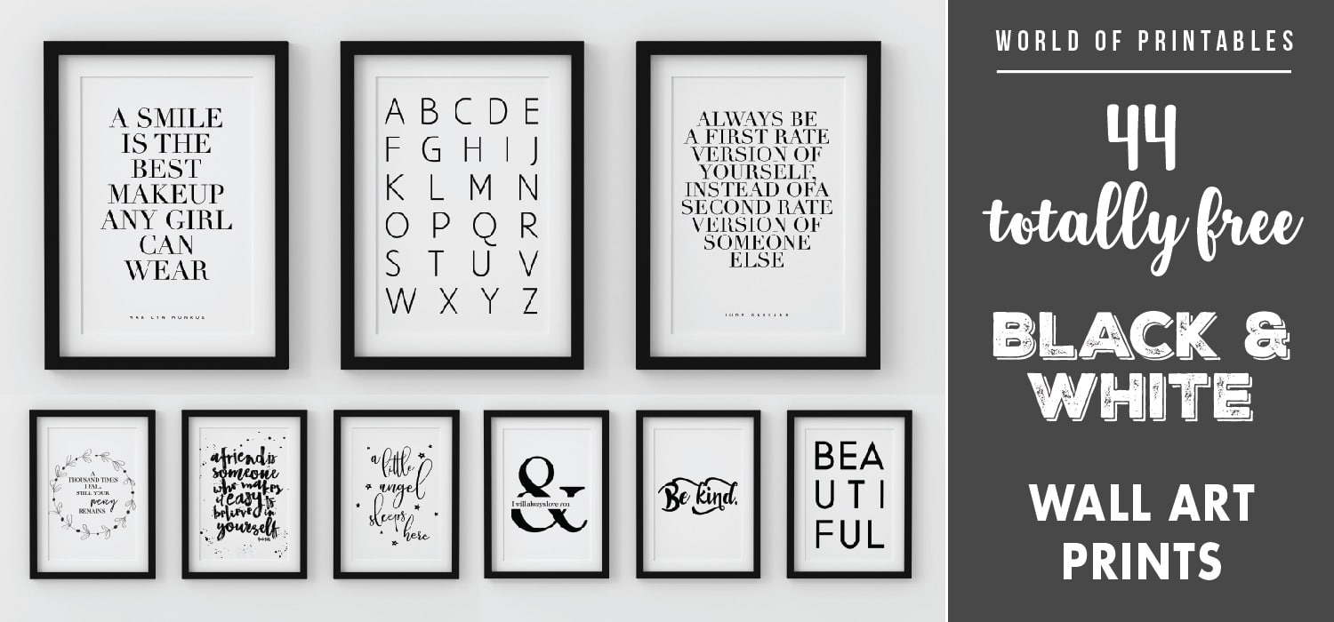 Printable Black And White Pictures