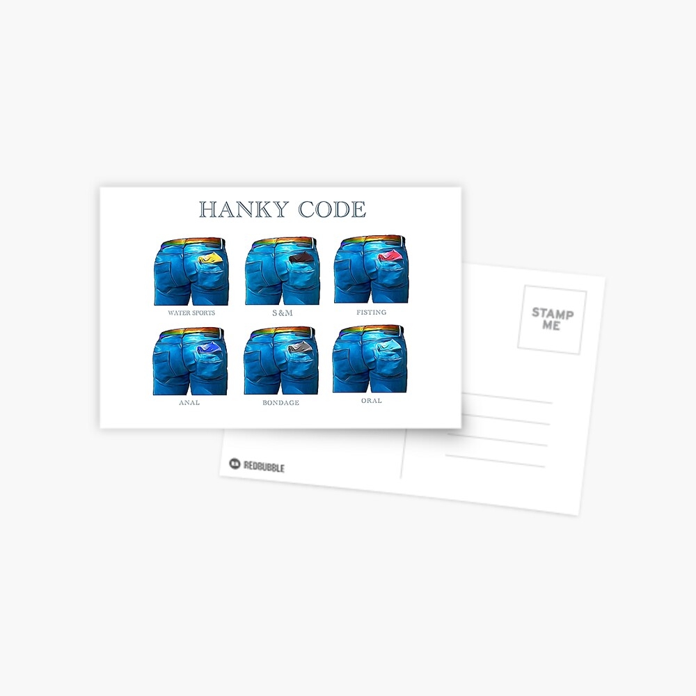 6 Hanky Codes Poster For Sale By ProudClothing Redbubble