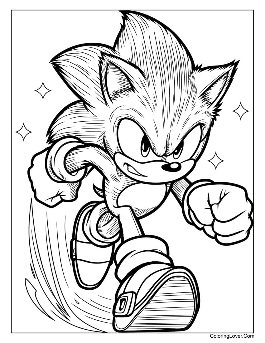 Video Game Character Printable Coloring Pages