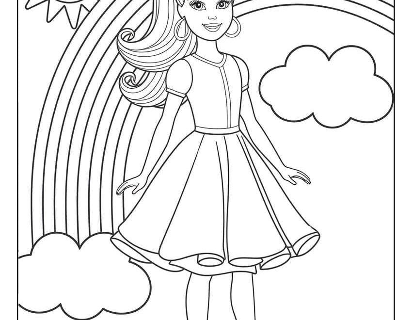 66 Barbie Coloring Pages Free Printables For Girls