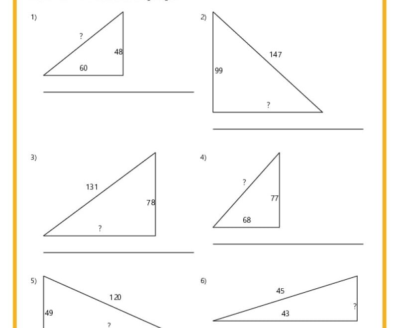 8th Grade Geometry Worksheets