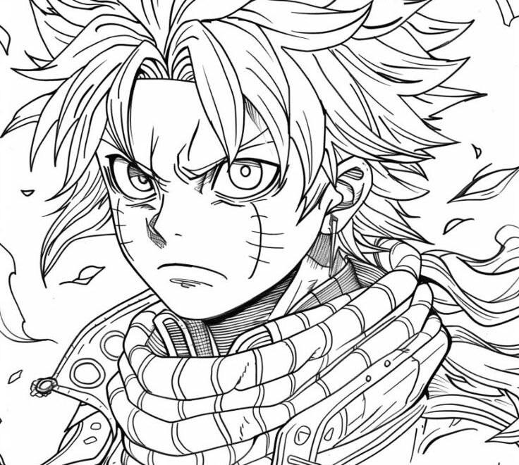 Anime Coloring Pages Free Printables