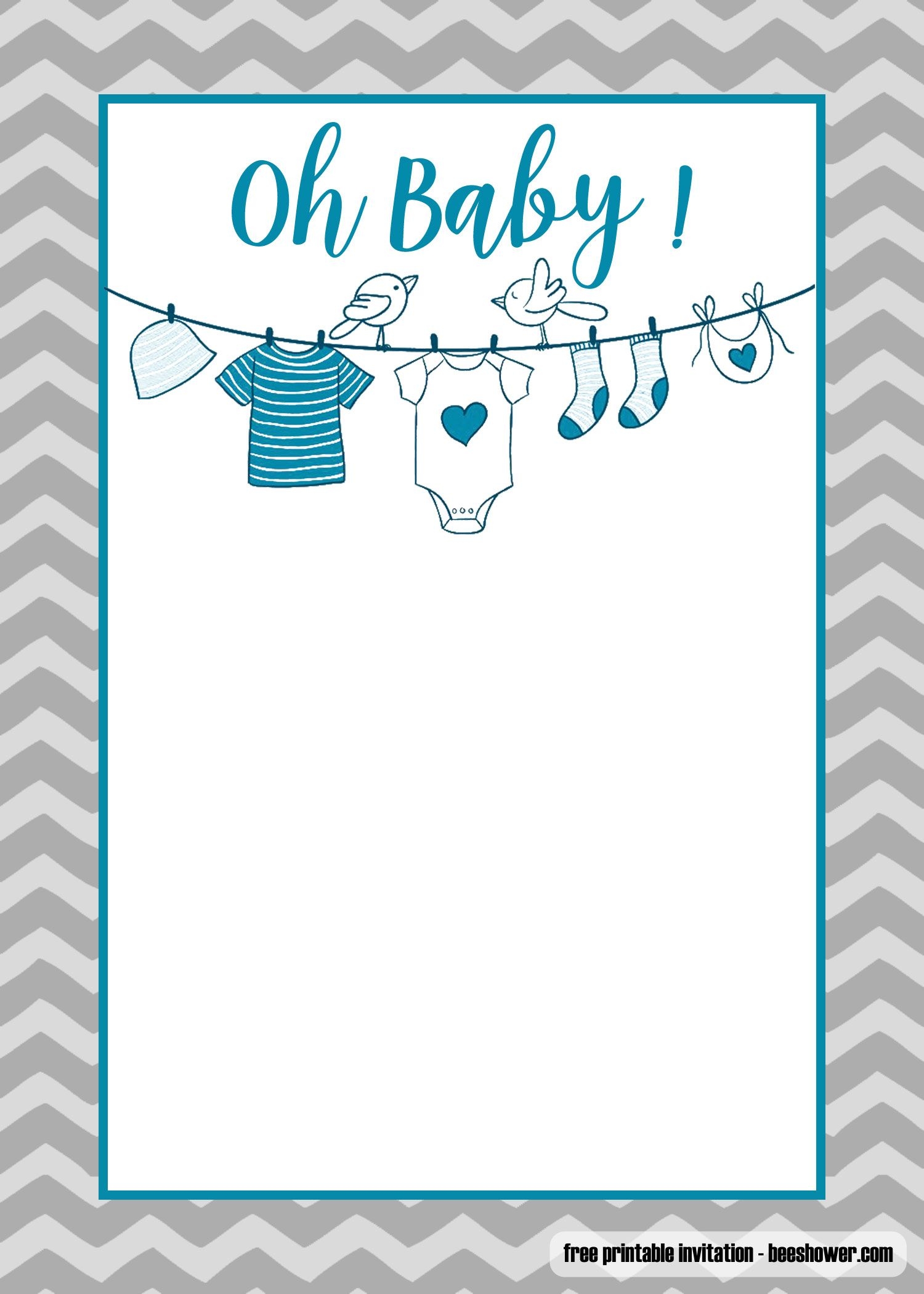 Baby Boy Invitations Templates Free Hotsell