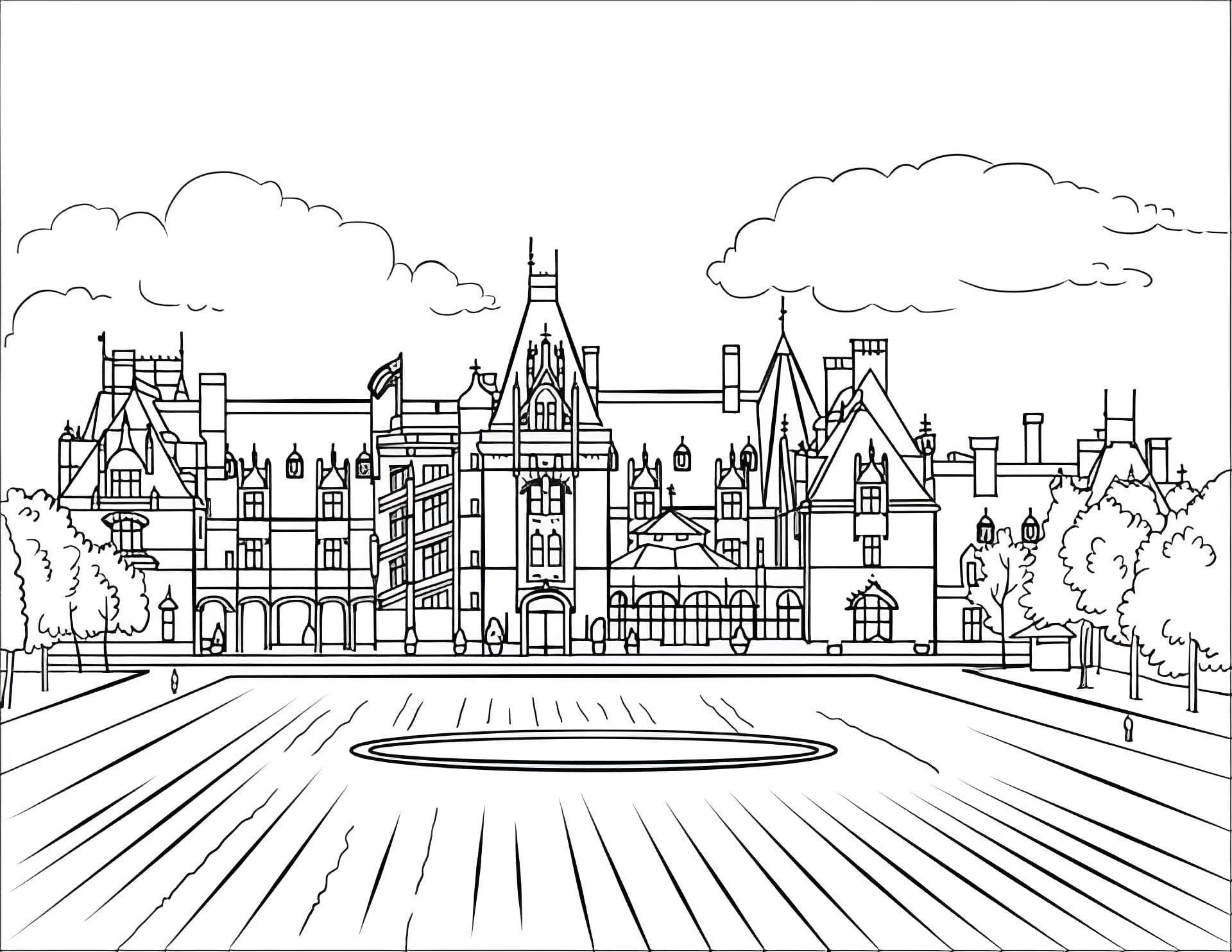 Biltmore Estate Coloring Page Download Print Or Color Online For Free