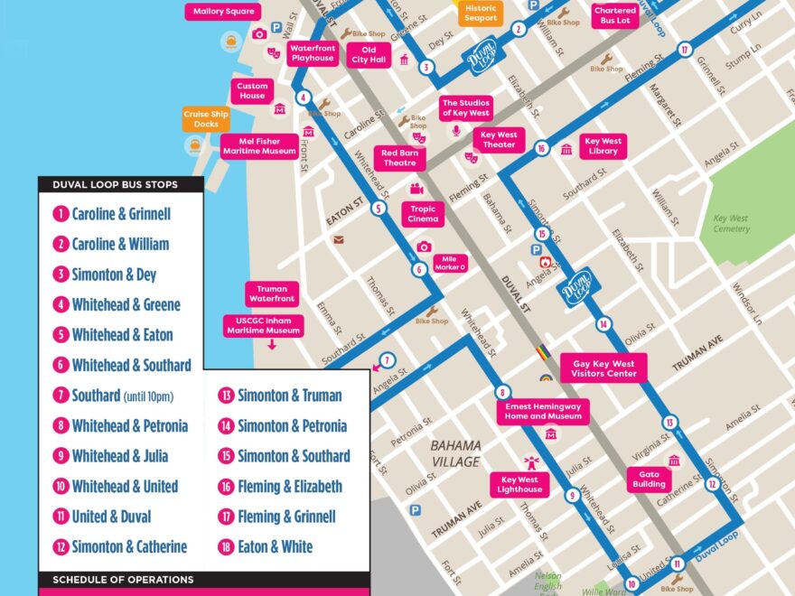 Car Free Key West Maps Guides Car Free Key West