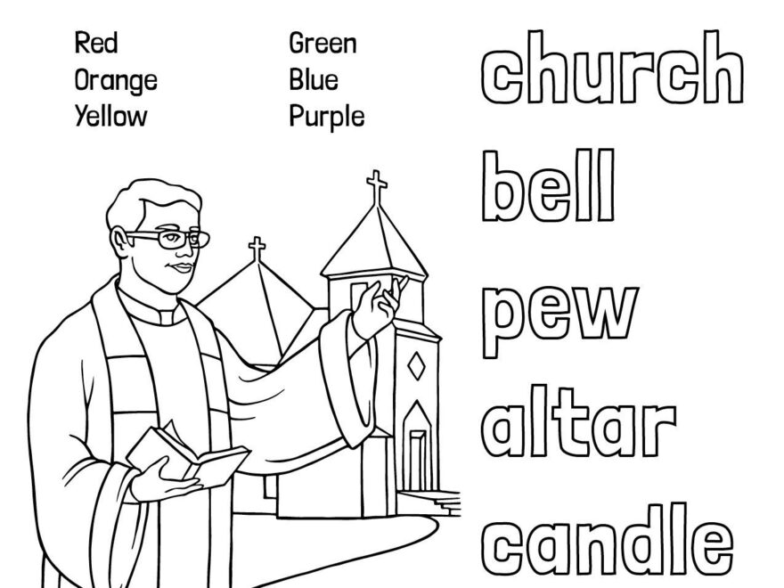 Catholic Spelling Vocabulary Words Church Worksheets TheCatholicKid