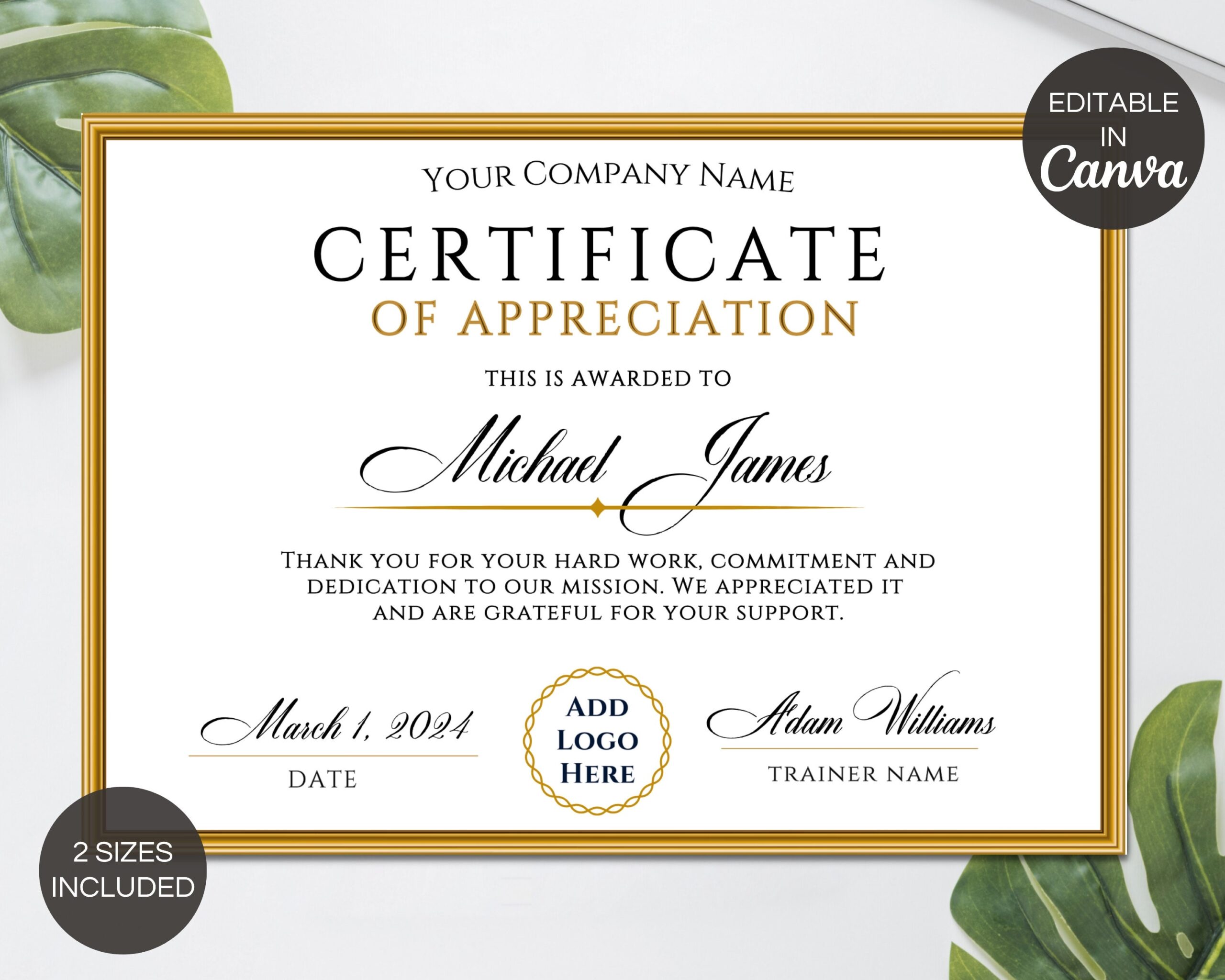 Free Printable Religious Appreciation Certificates