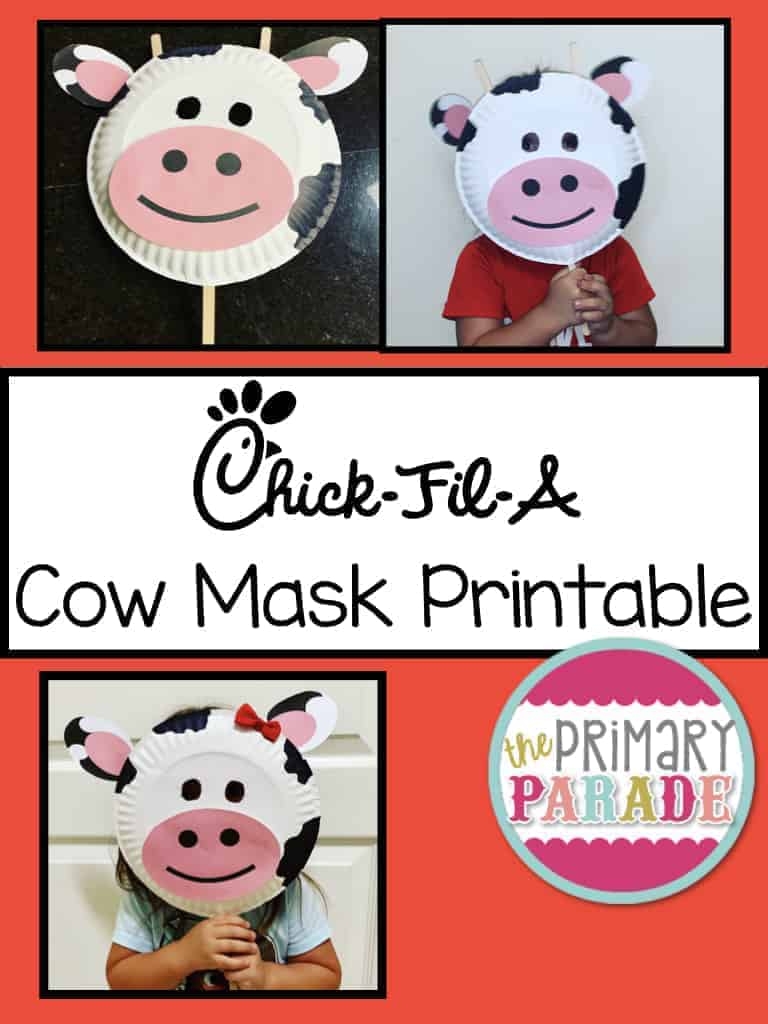 Chick Fil A Cow Mask Printable The Primary Parade