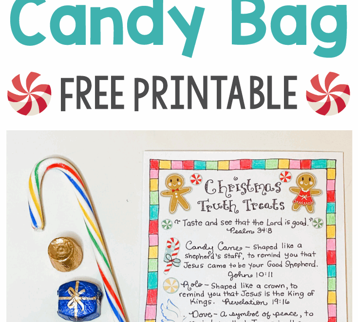 Christ Centered Christmas Treat Bag FREE Printable Happy Home Fairy