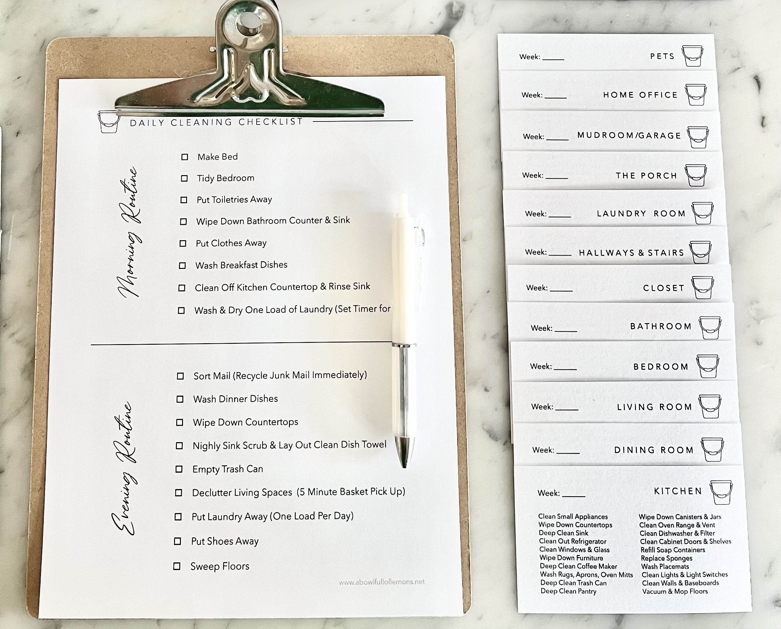 Sidetracked Home Executives Printable Cards