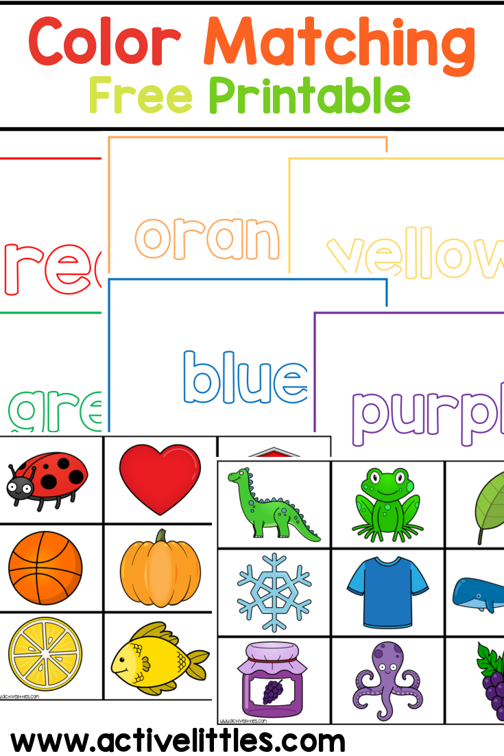 Free Printable Worksheets Teaching Color Words In Kindergarten