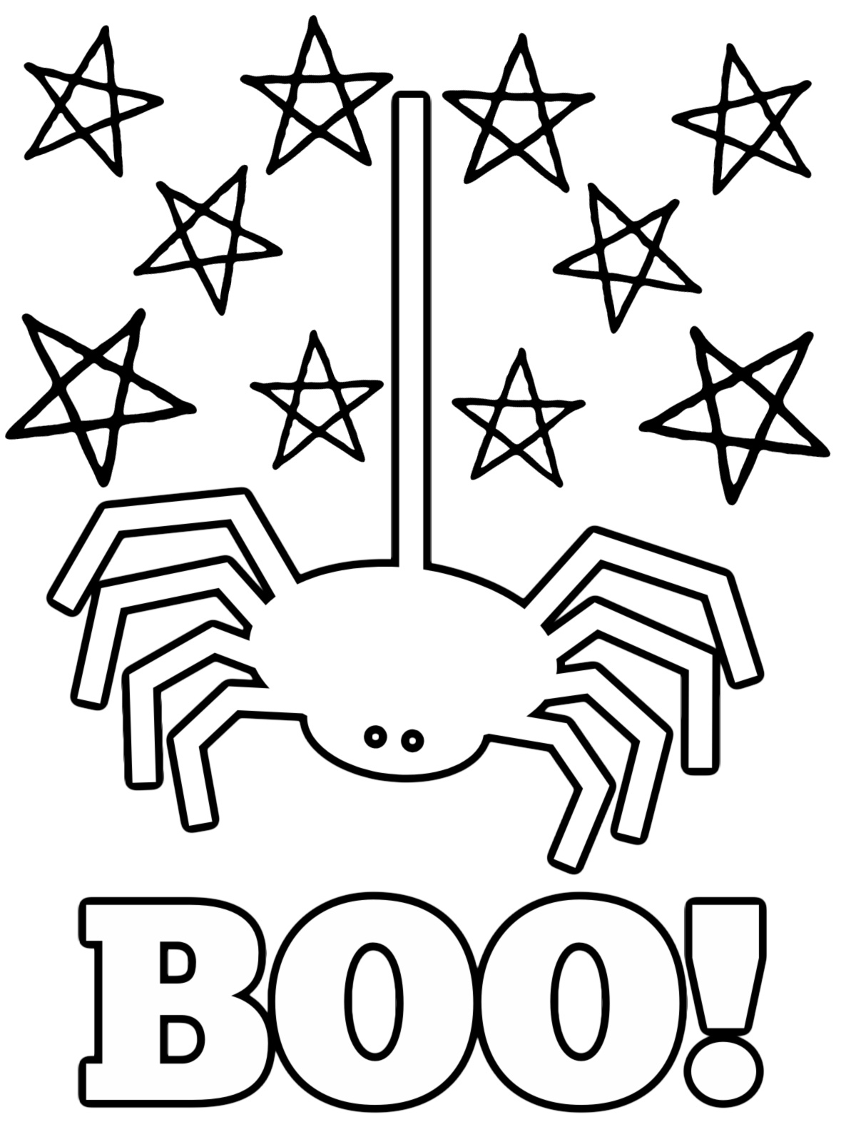 Toddler Halloween Coloring Pages Printable