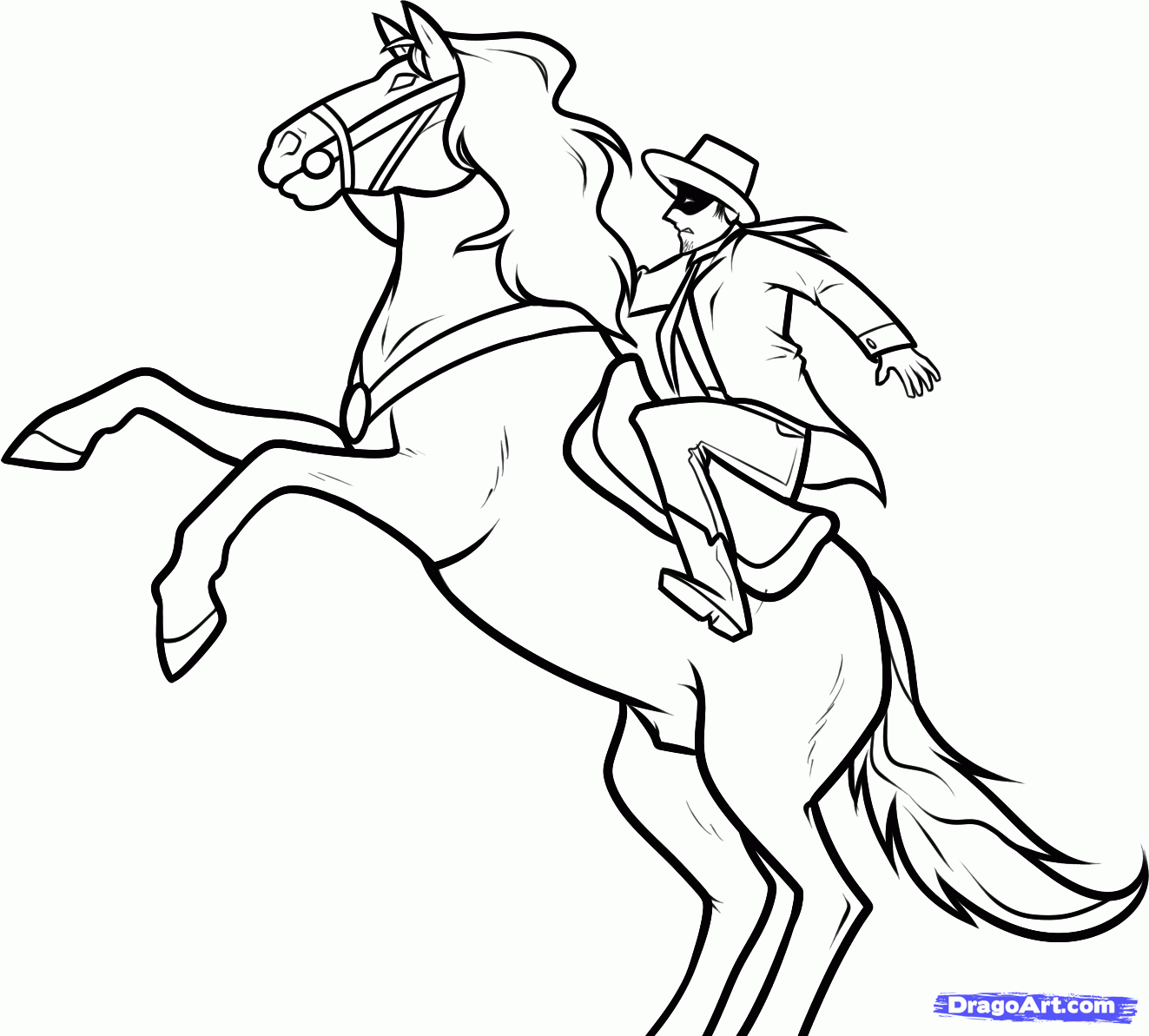 Coloring Pages Lone Ranger 643760