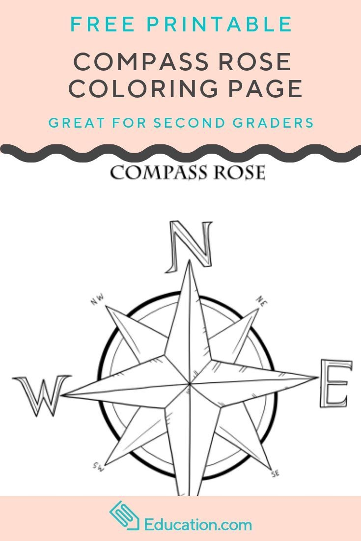 Picture Of A Compass Rose Printable