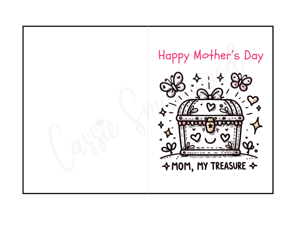 Mothers Day Card Cut Out Printable