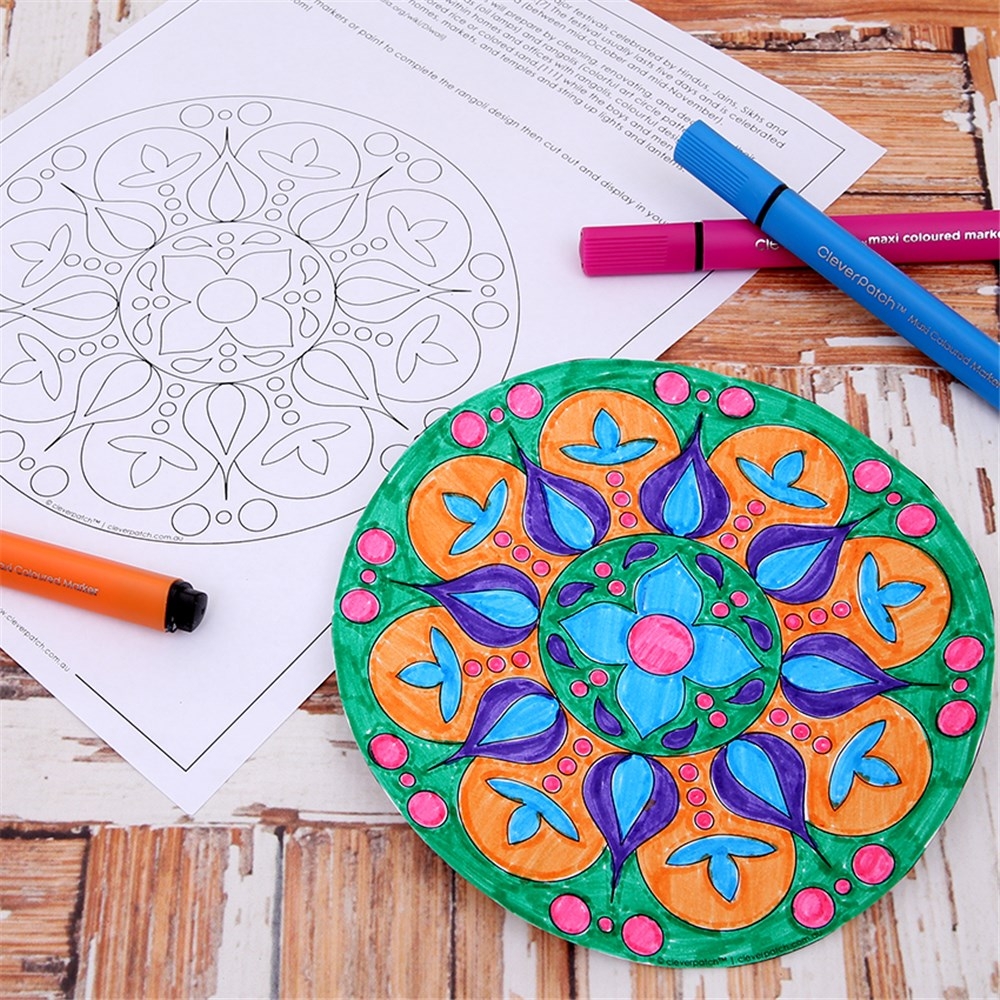 Printable Rangoli Designs For Diwali