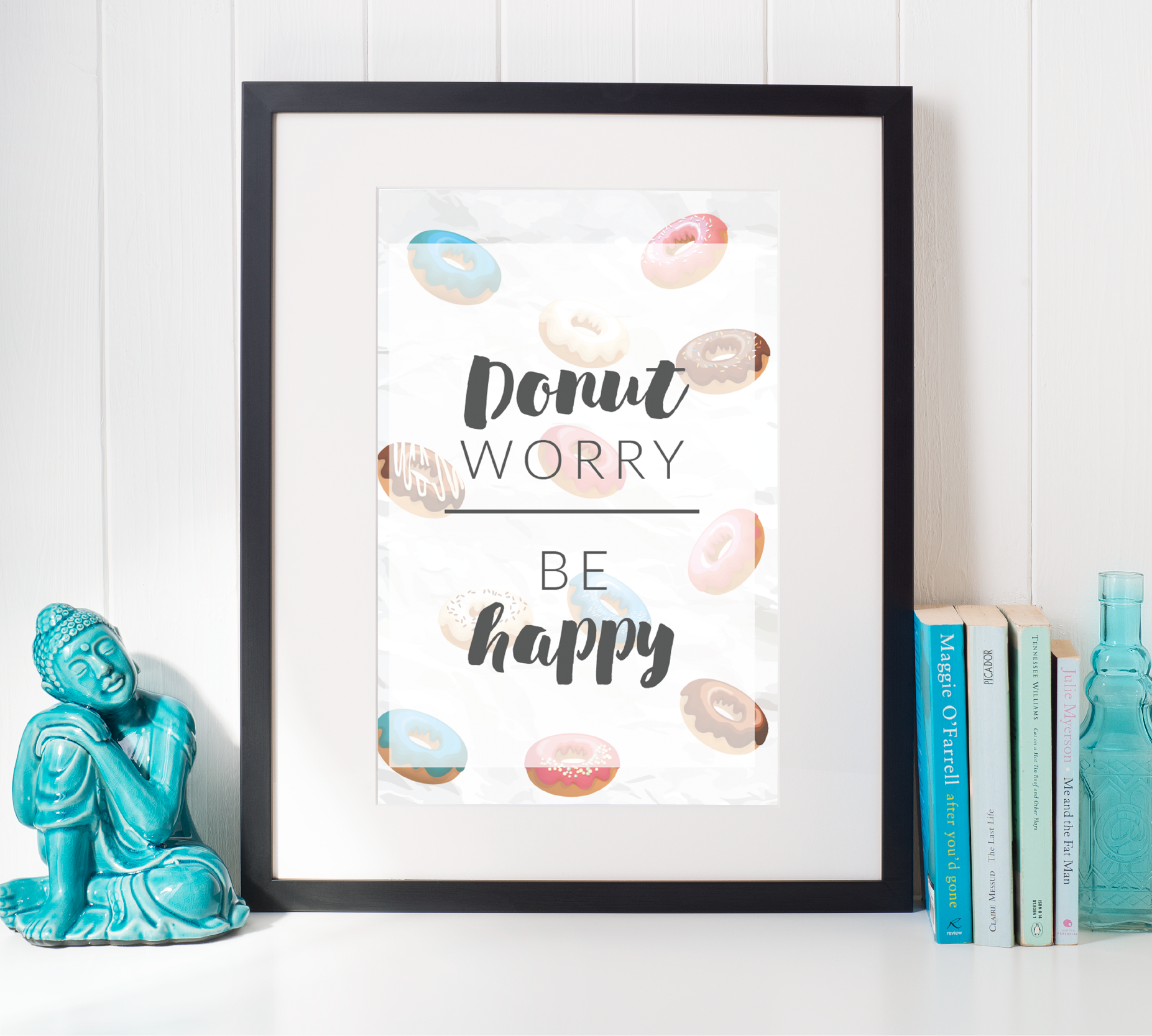 Donut Worry Be Happy Free Printable