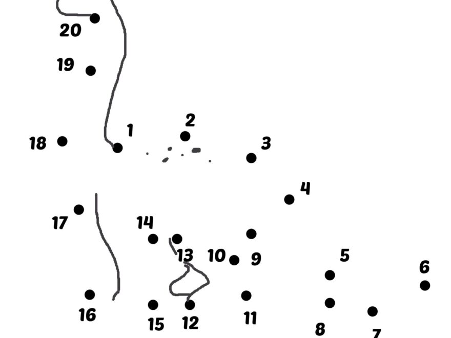 Dot To Dot Worksheets Numbers 1 To 20 free Printable The Activity Mom