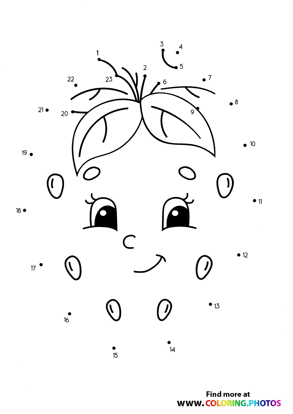 Preschool Dot To Dot Printables Free