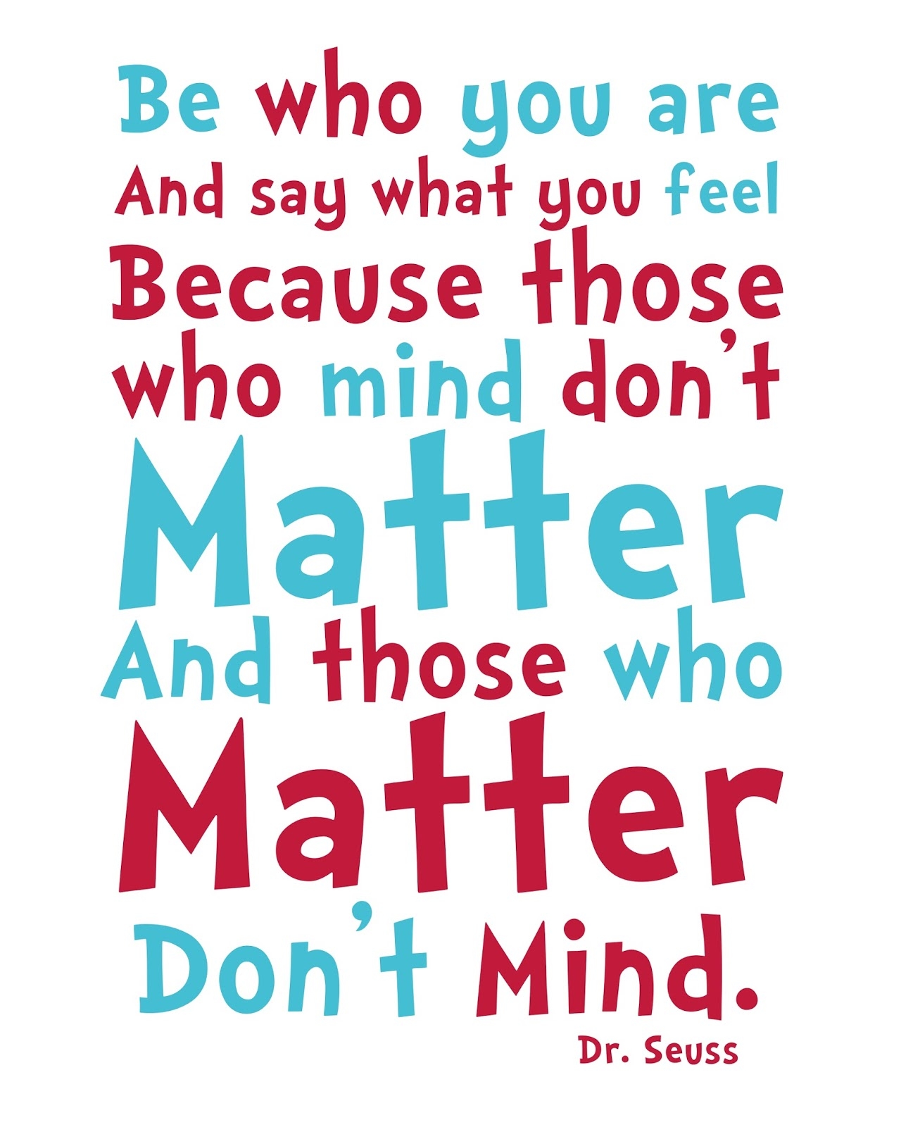 Dr Seuss Printable Quotes Printable Party Favors