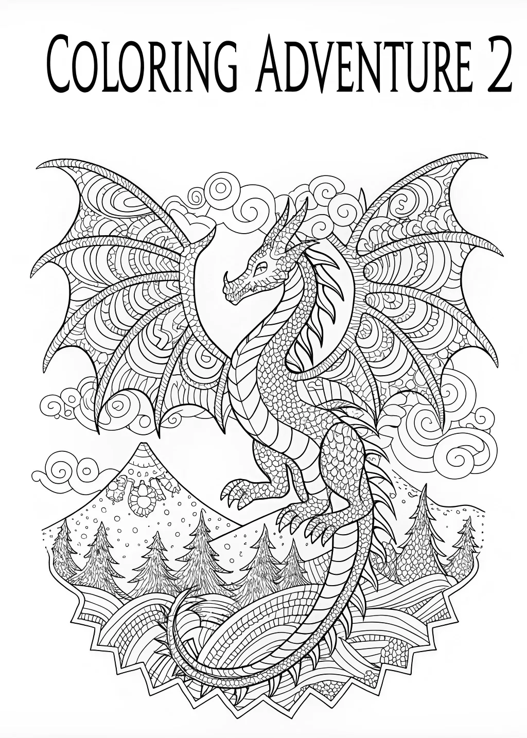 Dragon Coloring Pages For Teens