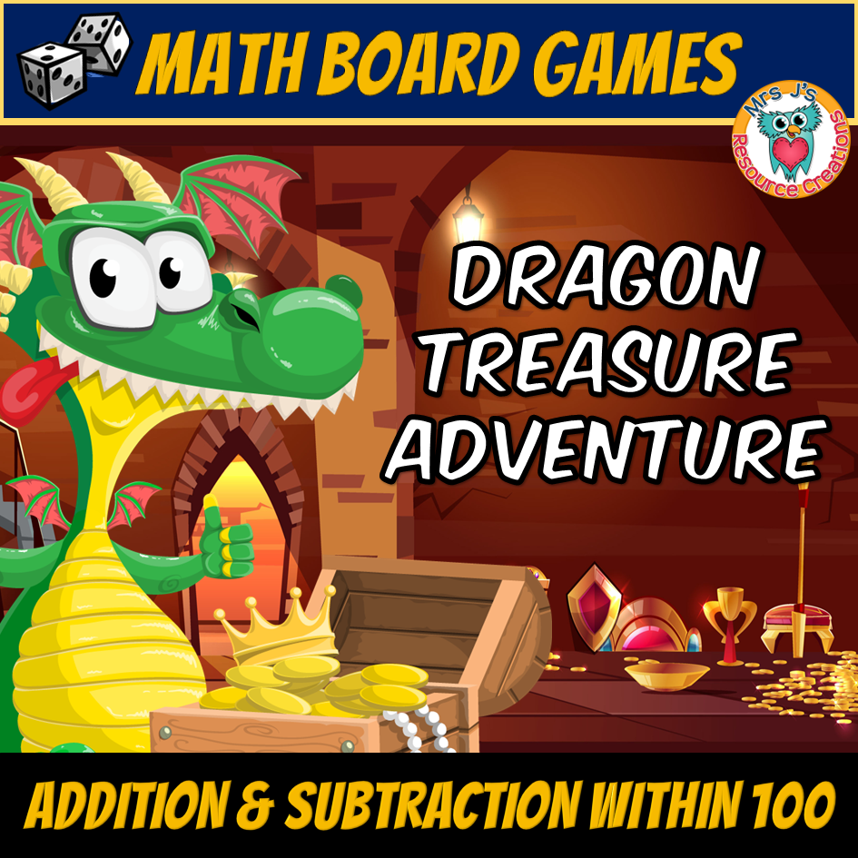 Dragon Math Board Game Master Addition Subtraction Within 100 Through Enchanting Adventures