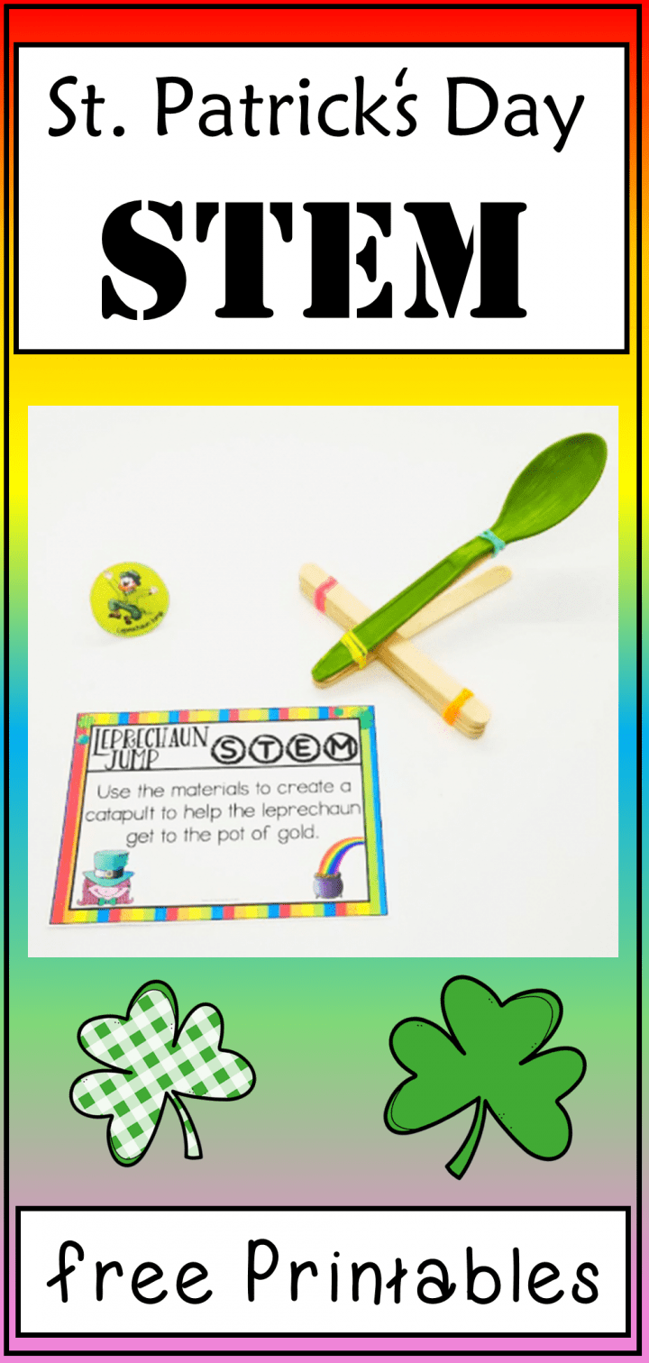 Free Printable St Patricks Day Stem Projects
