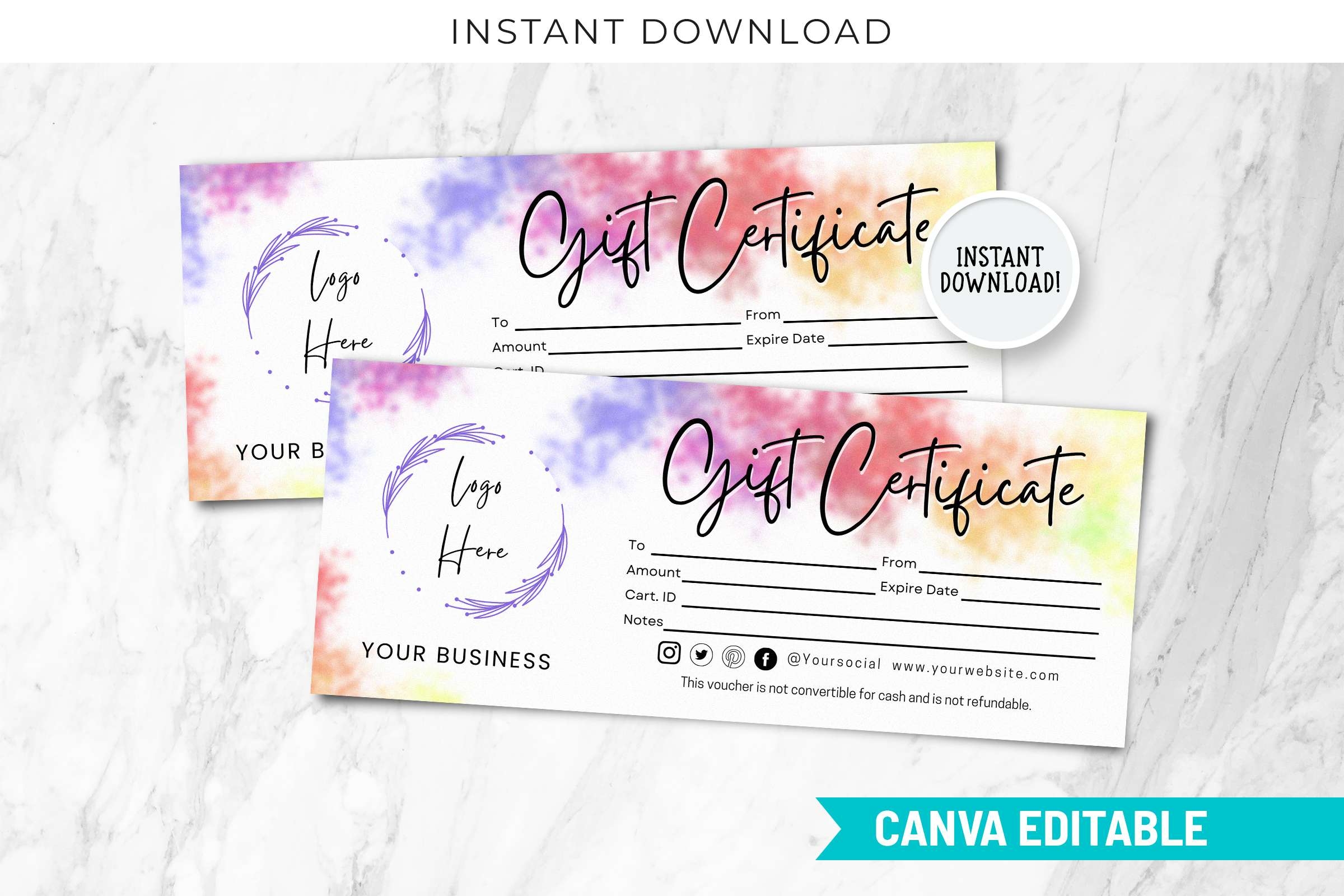 Free Printable Gift Certificate Template