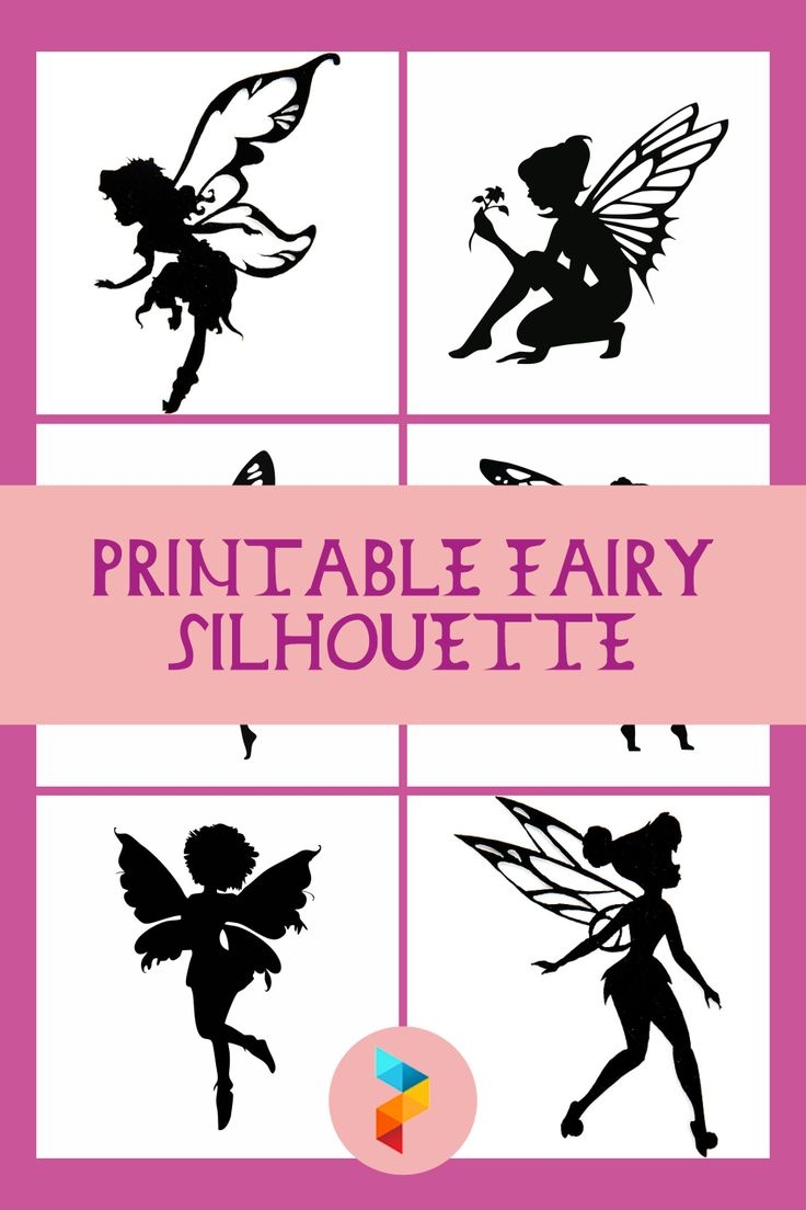 Fairy Silhouette 10 Free PDF Printables Printablee