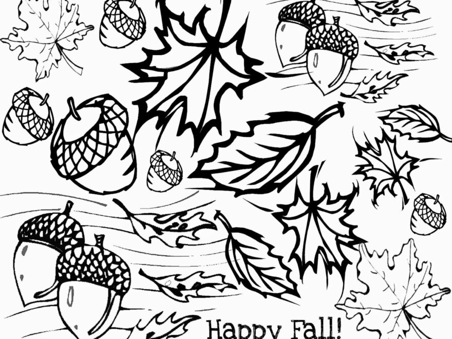 Fall Pictures To Color Free Printable Printable Party Favors
