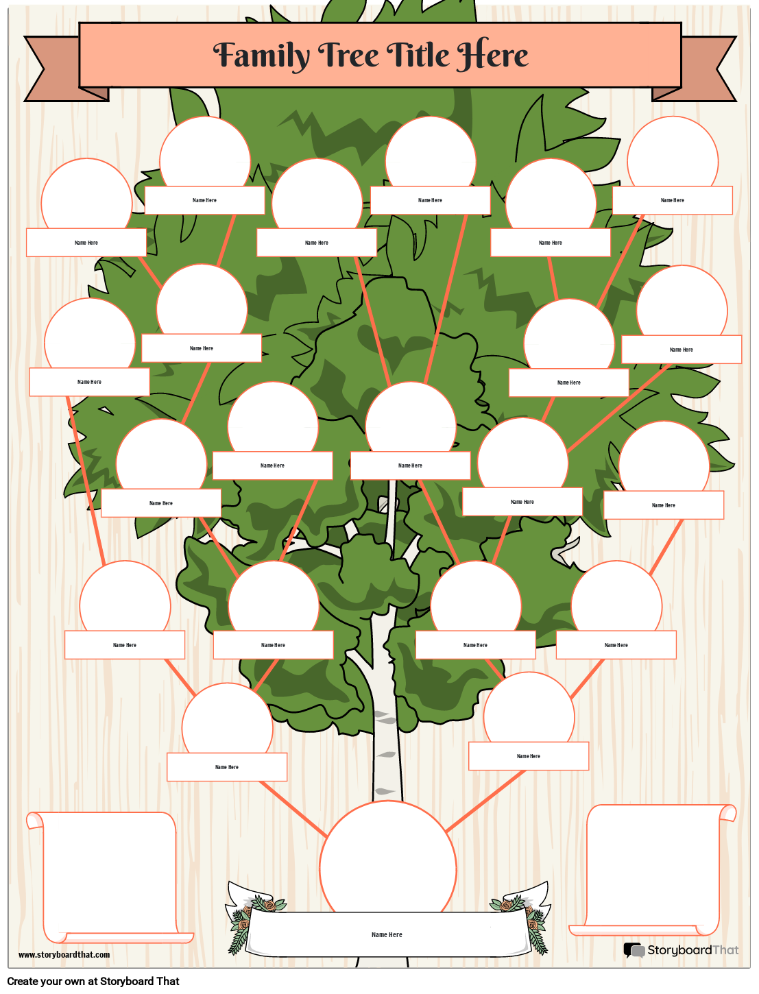Kid Friendly Family Tree Printable