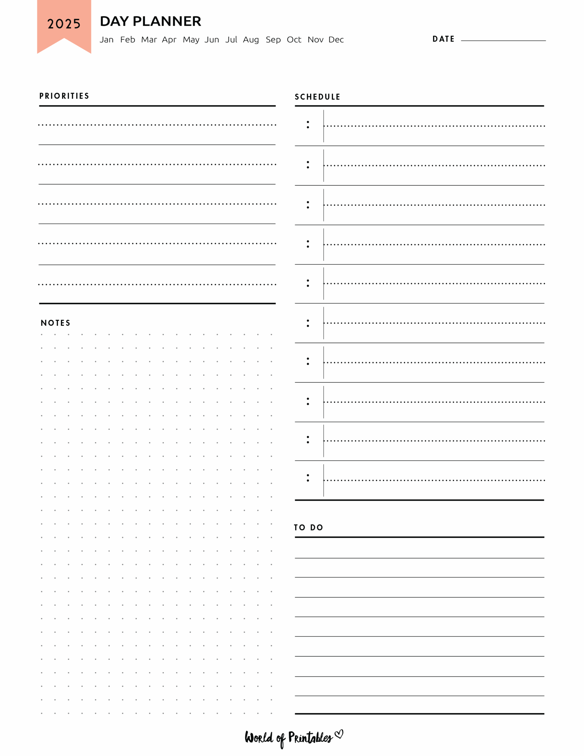 Free 2025 Planner 65 Page Printable Planner 4 Color Styles