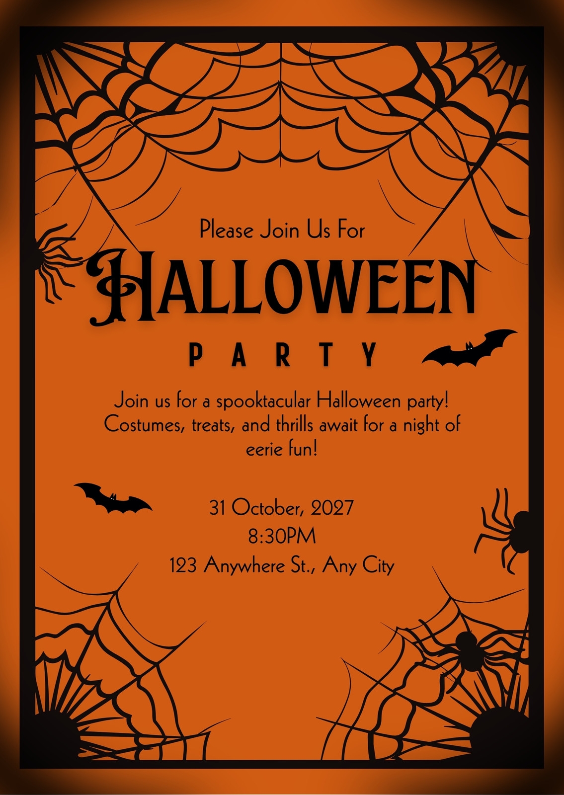 Free Halloween Invitation Templates Printable