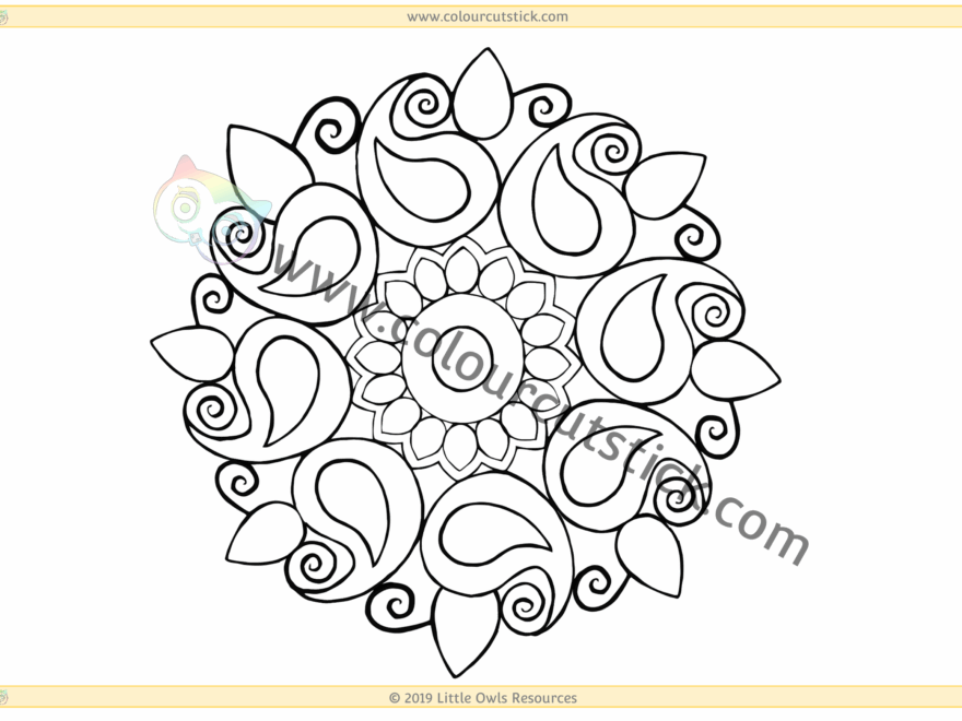 FREE Diwali Colouring Coloring Pages For Children Kids Toddlers Preschoolers Early Years Colour Cut Stick FREE Colouring Activities