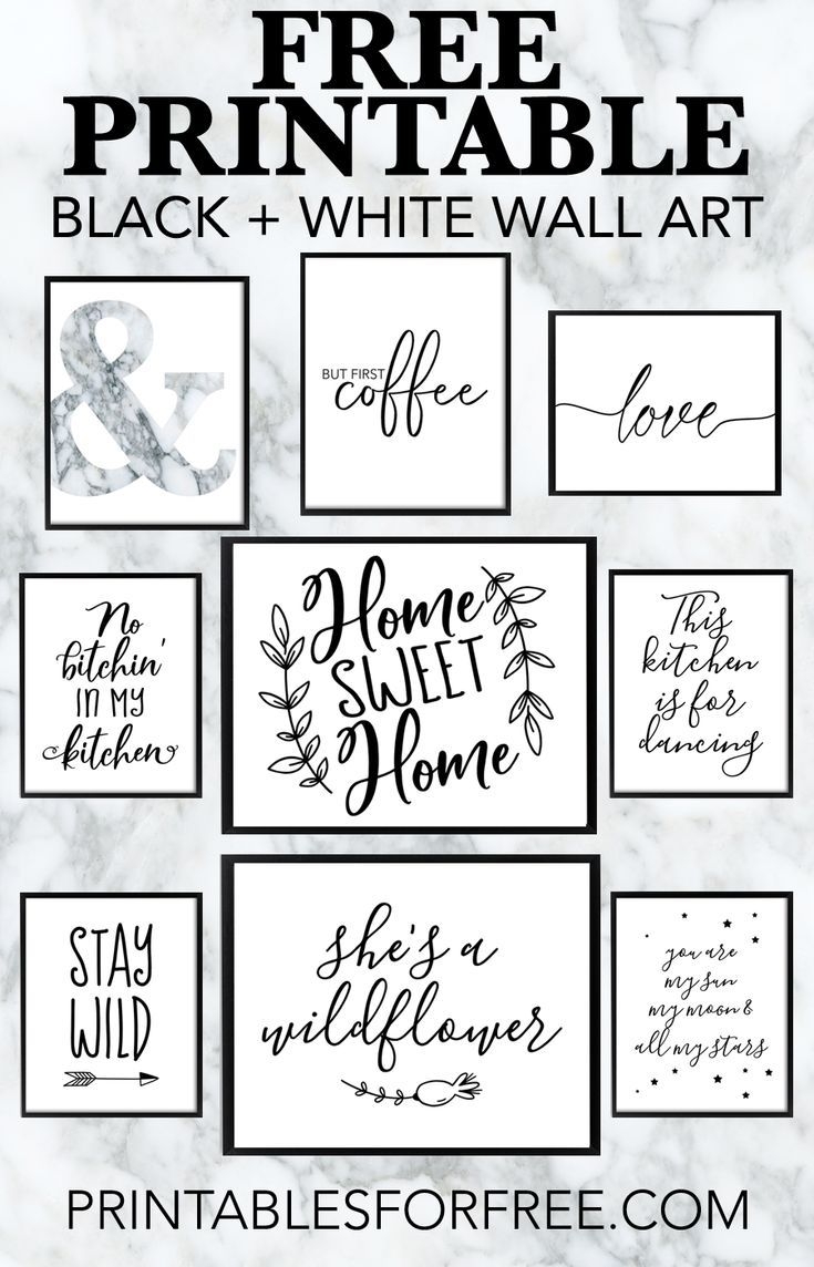 Free Printable Black And White Wall Art Download And Print Your Own Wall Art For Your Home Decor And Office Decor freeprintable wallart blackandwhiteart blackandwhite
