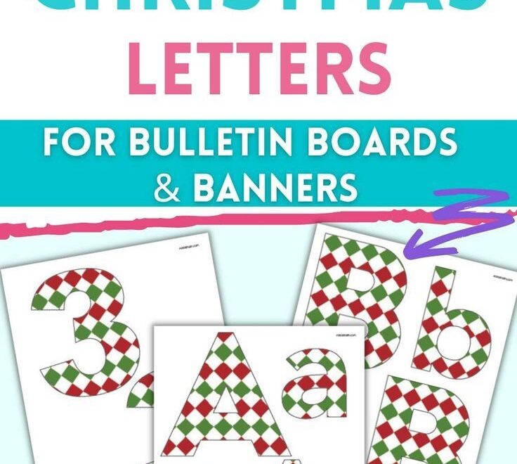 Free Printable Christmas Bulletin Board Letters